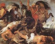 Peter Paul Rubens Hippopotamus and Crocodile Hunt (mk080 china oil painting artist